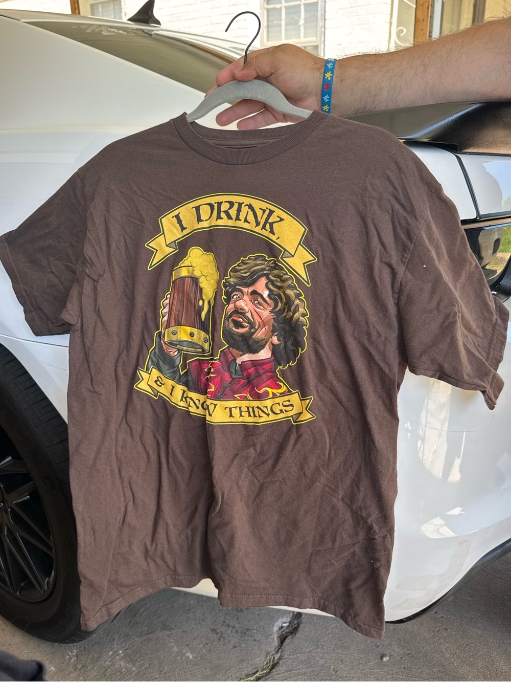 TeeFury Tyrion Lannister Game of Thrones “I drink, and I know things” T-Shirt